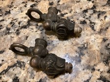 Antique Ornate Brass Victorian Gas Light Valve picture