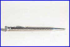 1920s J. Hammered 835 Silver Pocket Twist Pencil for 1.18 mm Leads picture
