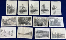 1940s Buffalo Hunt in South Dakota Photo Set Hide Trophy picture