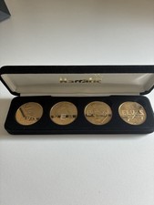 vintage Harrah's Casino Elvis Presley 4-Coin Commemorative Set in original box picture