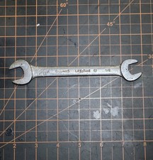 Antique Billings Lifetime L1725-B Open End Wrench 9/16