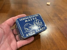 VINTAGE GE MAZDA  HANDY BULB KIT CLEAN WORKING HINGED LID. picture