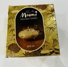 Vintage 1970s Coty Masumi Pagoda Candle Collector Original Box RARE Discontinued picture