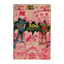 Batman #200 1st Neal Adams Work Iconic Cover Art Silver Age DC Comics 1968 picture