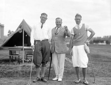 1923 Golfing in a Tournament Vintage Photograph 8.5