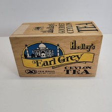 Empty Tea House Earl Grey Gourmet Ceylon Tea Box With Sliding Lid picture