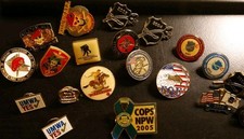 Vintage Lot of Pins Pinbacks Wounded Warrior, Winchester, FOE, NRA, PD More picture