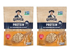 Quaker Protein Old Fashioned Rolled Oats, 16 oz Bag Pack of 2 picture