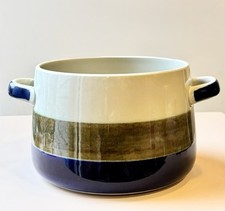 Rörstrand Sweden Elisabeth Handpainted Ceramic Casserole Dish Crock Rare NO LID picture