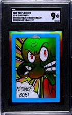 2025 Topps Chrome SpongeBob Squarepants After Lichtenstein G. NEMETH #SG-8 SGC 9 picture
