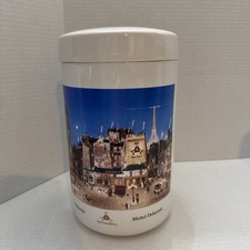 Montecristo Ceramic Cigar Jar Humidor Michel Delacroix Eiffel Tower Replacement picture