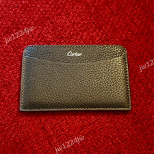 Hot Cartier Cardholder Wallet Black Leather Collectible Promotional AD Gift picture