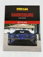 Mecum Harrisburg 2025 Auction Show Program Catalog July 23-26 Ford GT Cover picture