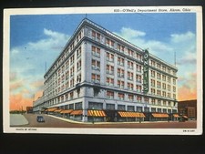 Vintage Postcard 1949 O'Neil's Department Store Akron Ohio  (OH) picture