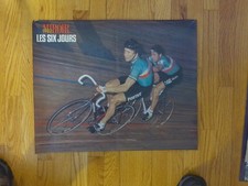 Vintage Moser/Thurau Six Day Bicycle Racing Poster picture