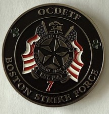 FBI  Boston  Division  OCDETF Boston Strike Force Challenge Coin picture