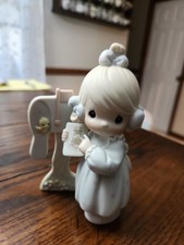 Enesco Precious Moments Figurine Sharing The Good News Together 1990 C0011 picture