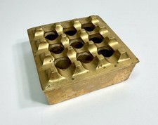 Vintage Mid Century Swedish Ultima 9-Hole Brutalist Cigar Ashtray picture