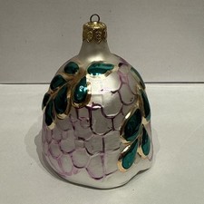 Vintage Smithsonian Museum Shop Tiffany Shades Glass Christmas Tree Ornament picture