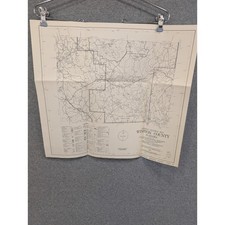 VTG 1976 Winston County Alabama General Highway Map 19
