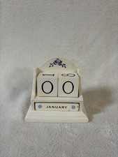 Pfaltzgraff Yorktowne Perpetual Block Calendar RARE picture