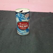 Vintage Cotton Club Swiss Creme Soda 12 oz Empty Steel Can picture