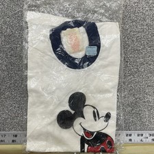 70s 80s Mickey Mouse Ringer Tee Shirt Walt Disney World Youth L Tropix Togs USA picture