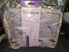 Dachshund 7 Piece Toiletry Travel Storage Bag Packing Cubes Set NIP picture