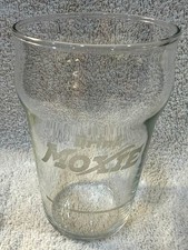 Vintage Drink Moxie Syrup Line Soda Fountain Glass picture