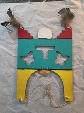 Jemez Pueblo Native American Butterfly Headdress Signed FFT Handmade picture