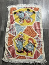 VINTAGE RAGGETY ANN & ANDY TOWEL 38” x22” By PACIFIC SIGNATURE ALL COTTON picture