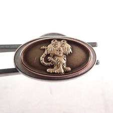 Vintage cTo Esso Gas Tiger Cub 10K Gold Filled Tie Tack Lapel Hat Pin picture