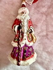 Christopher Radko Northern Father Glass Christmas Ornament 1017516 picture