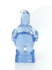 1983 Mosser Glass “FOUND” MINDY Girl Clown Willow Blue picture