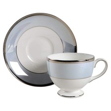 Wedgwood Lustreware Blue Fin Cup & Saucer 7008932 picture