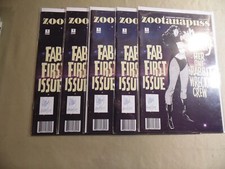 Lot of 5 Zootanapuss #1 (Aardvark Vanheim 2012) Signed by Dave Sim / Limited 519 picture