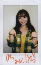 Marina Shiraishi Auto Autographed Signed Cheki Photo Japan picture