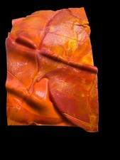 One solid piece rosarita rough red,orange, and yellow stripes picture