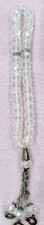 Elegant 34-Bead Islamic Tasbeeh –  Dhikr Prayer Beads with Tassel - clear picture