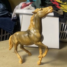: Vintage 1960s Breyer Horse #87 Semi-Rearing Mustang Buckskin Diablo picture