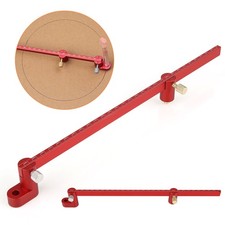 300mm Woodworking Compass Tool Circle Drawing Marking Gauge Scriber Ruler Red picture
