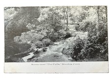 EAST HADDAM MOODUS CT~Bridge Near The Falls at Bernstein Reserve Along River picture