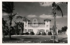 Sunny Isles FL Florida Sunny Isles Club Cline RPPC Photo Postcard COPY picture