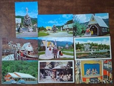 9 N.C. Postcards - SANTA'S LAND CHEROKEE / RECREATION PARK / GOLD CITY + picture