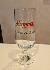 Hamm’s Beer Short Stemmed 7”Glass Born in the Land of the Blue Waters picture