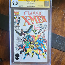 Rare Classic X-Men #1 CGC 9.0 1986 Marvel Signature Series Signed By Art Adams picture