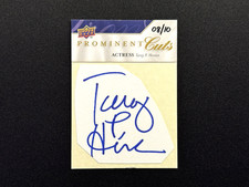 Taraji P. Henson 2009 Upper Deck Prominent Cuts Signature Auto Autograph #08/10 picture