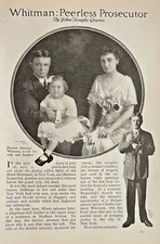 1914 New York District Attorney Charles Seymour Whitman illustrated picture