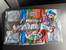 1988 VTG 1980's KRAFT MINIATURE MARSHMALLOWS BAG EMPTY MATTEL POPPLES TOYS OFFER picture
