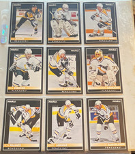 Pinnacle 1991 Pittsburgh Penguins NHL 10-card lot Joe Mullen Errey picture